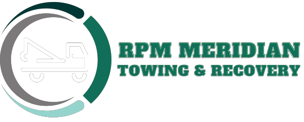 this image shows RPM Meridian Towing & Recovery logo