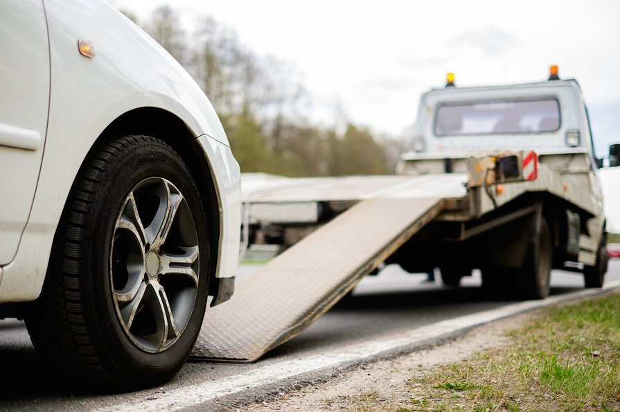 this image shows towing service in Meridian, ID